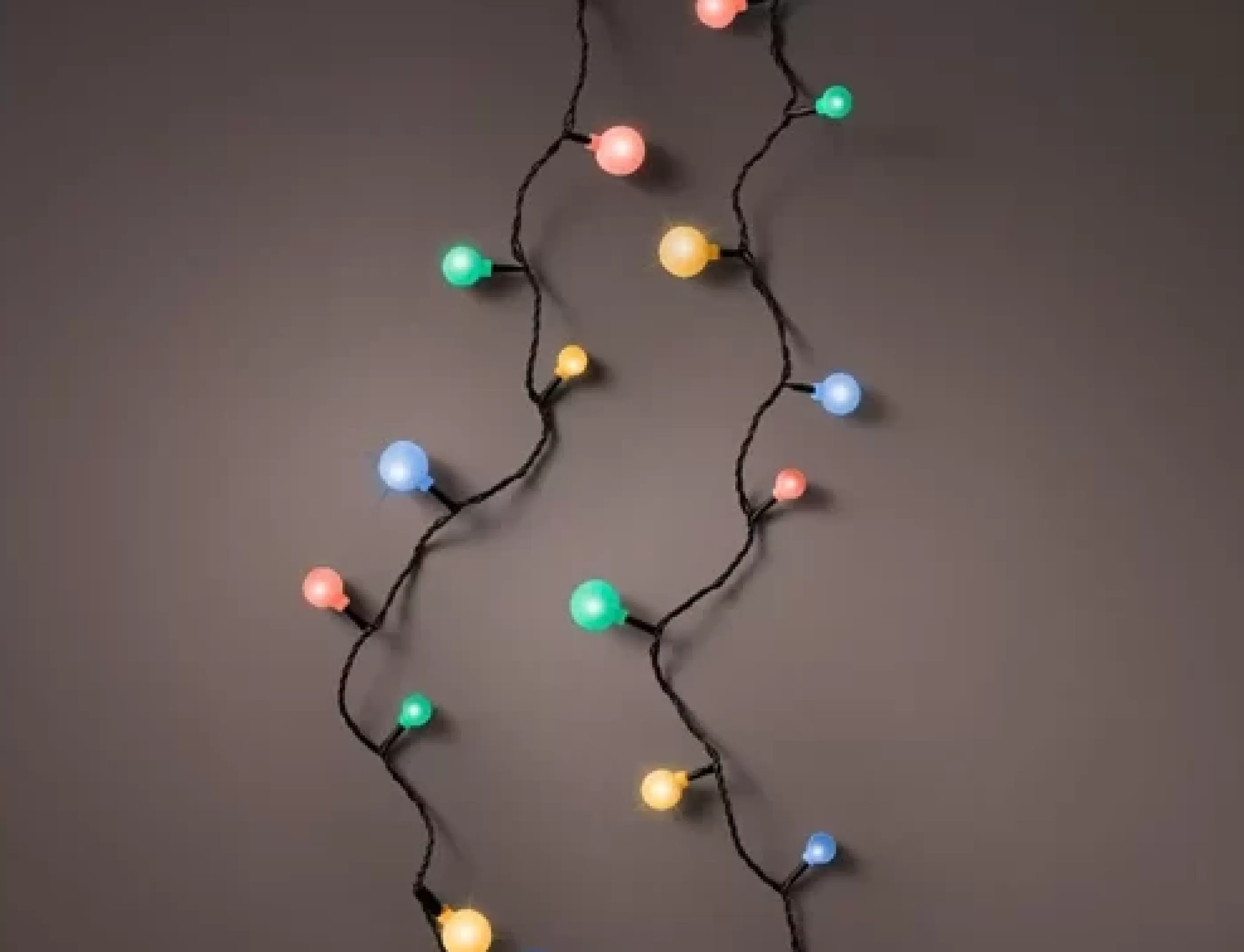 120 Led Multicolour Three Size Cherry Christmas Lights*Christmas Land Store