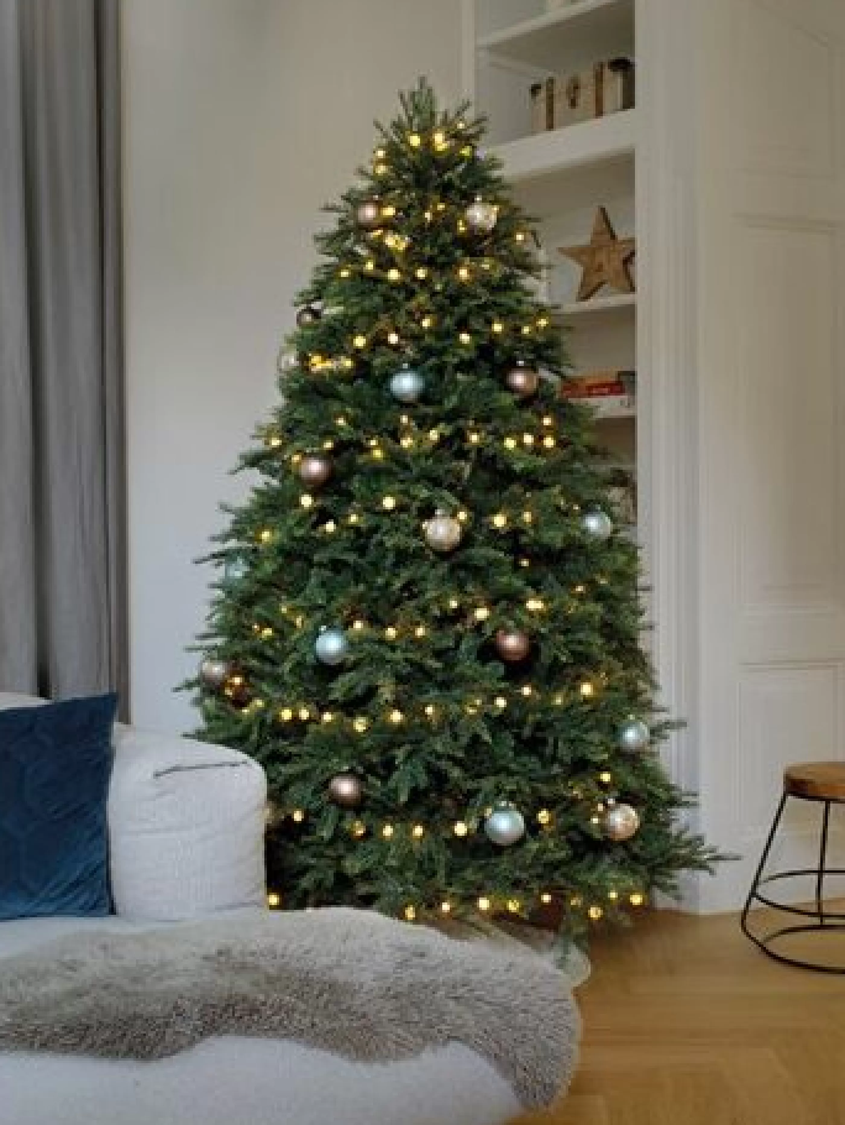 120 Led Warm White 3 Size Cherry Christmas Lights*Christmas Land Sale