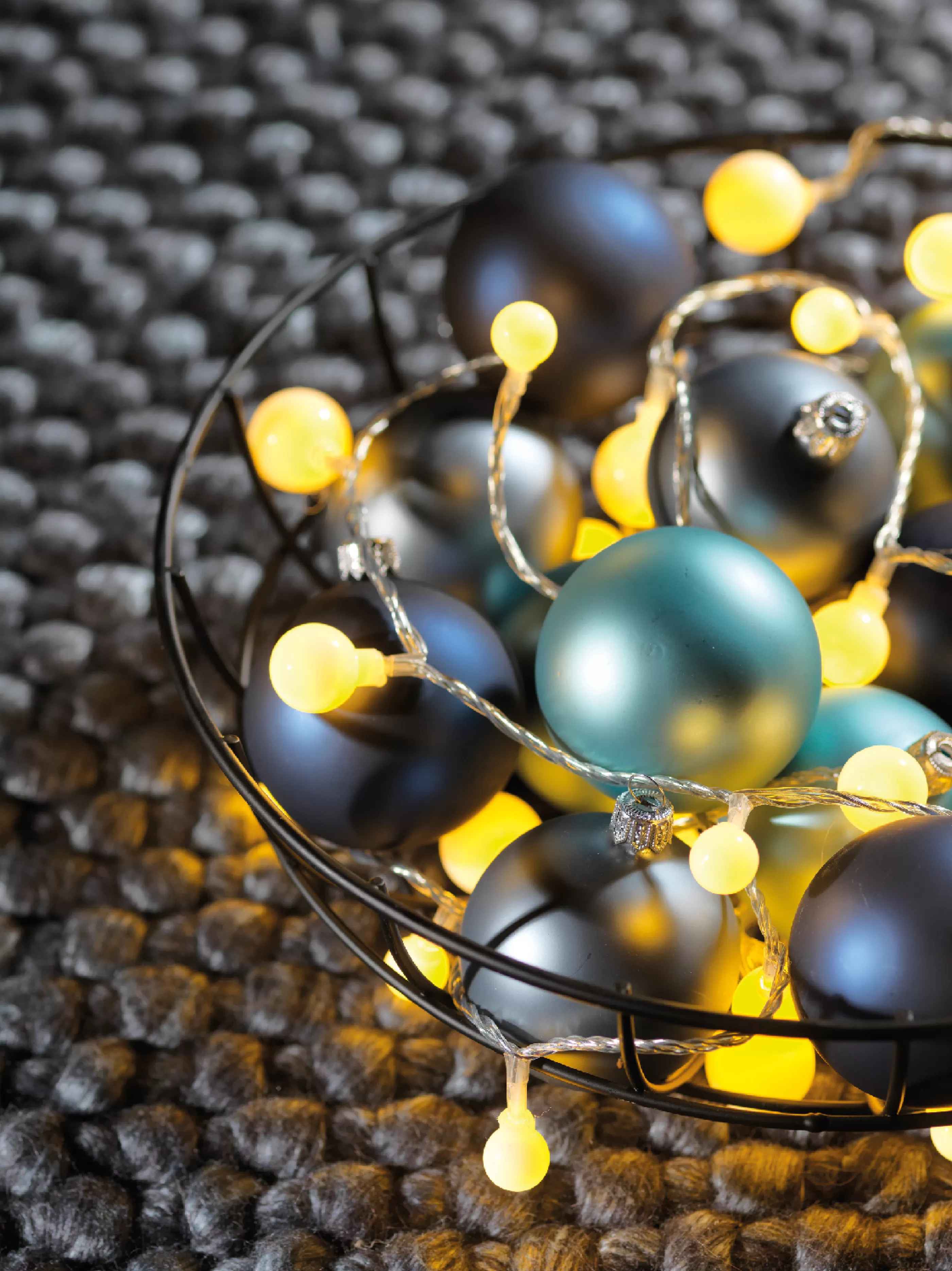 120 Led Warm White 3 Size Cherry Christmas Lights*Christmas Land Sale