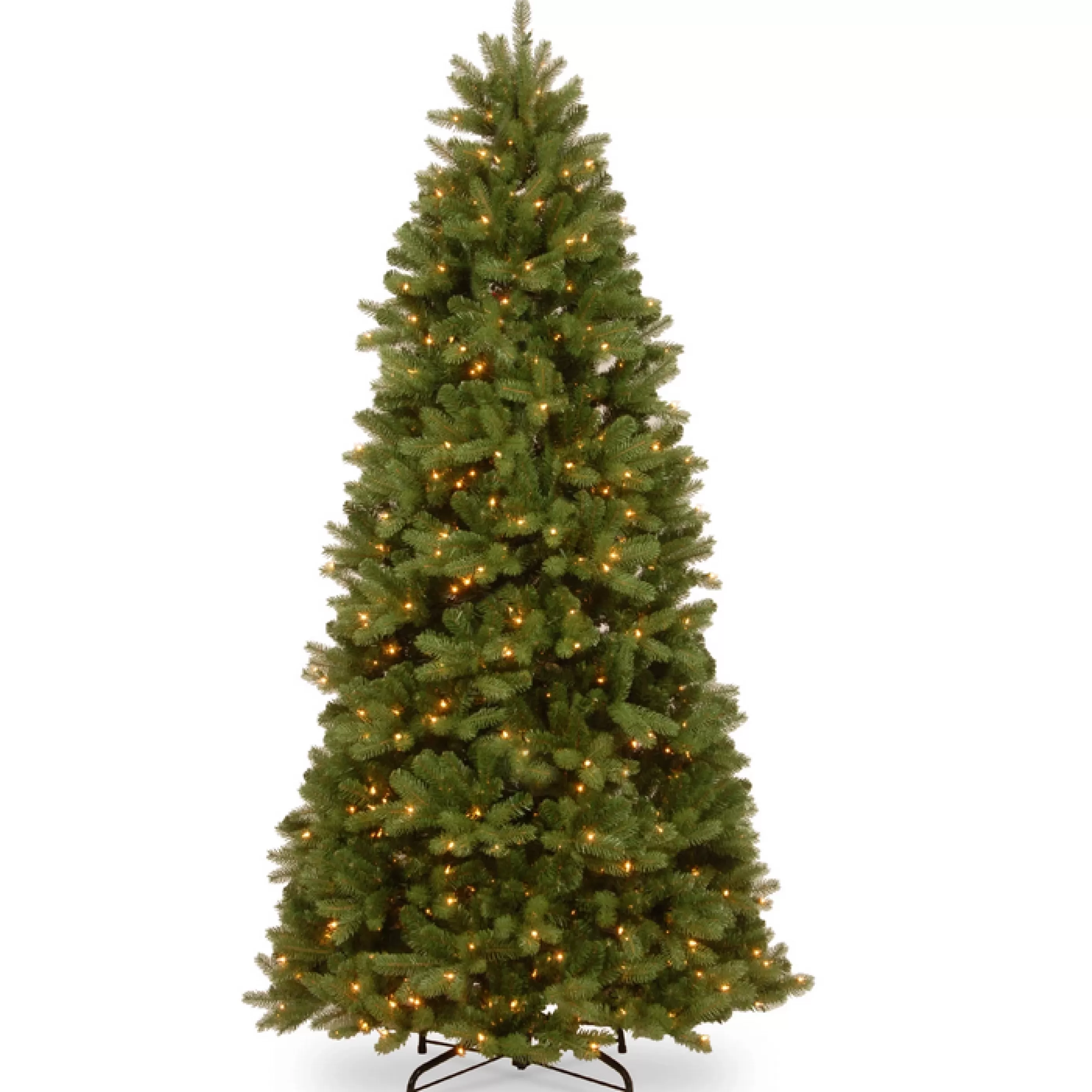 12Ft Feel Real Newberry Spruce Pre-Lit Slim Artificial Christmas Tree*Christmas Land Cheap