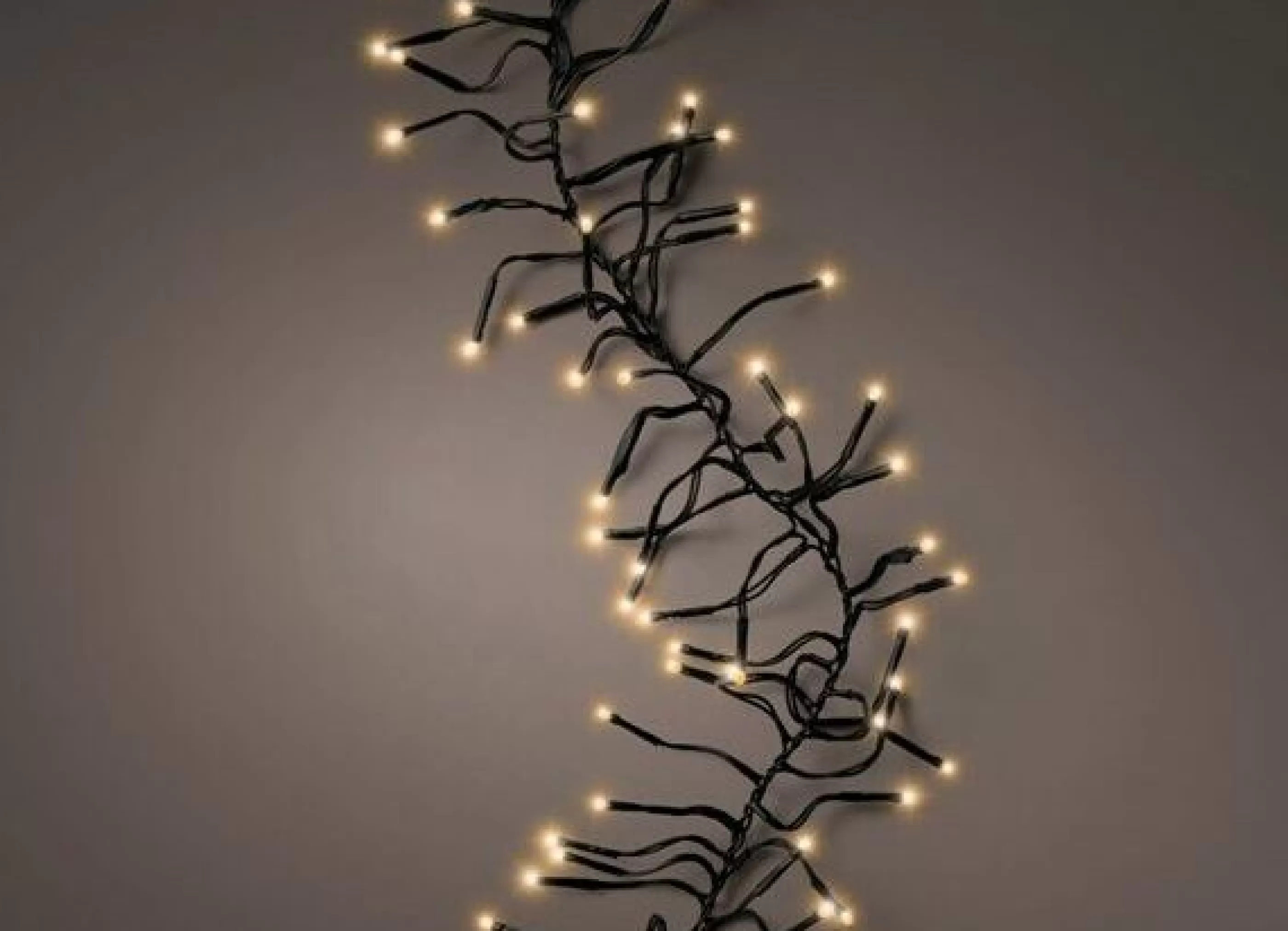 1512 Led Twinkle Cluster Christmas Lights Warm White With Green Cable*Christmas Land Cheap