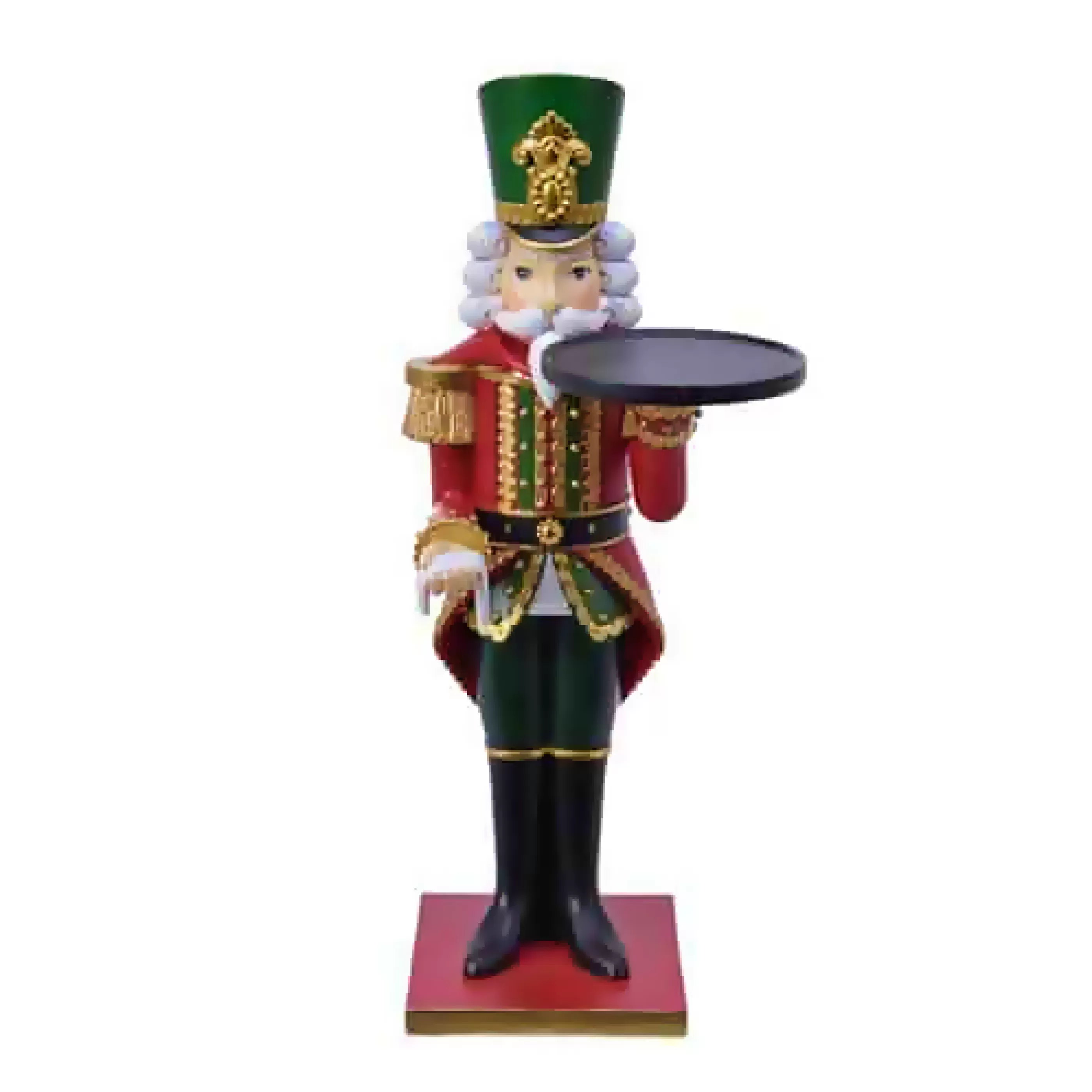 35Cm Nutcracker With A Serving Plate*Christmas Land Online