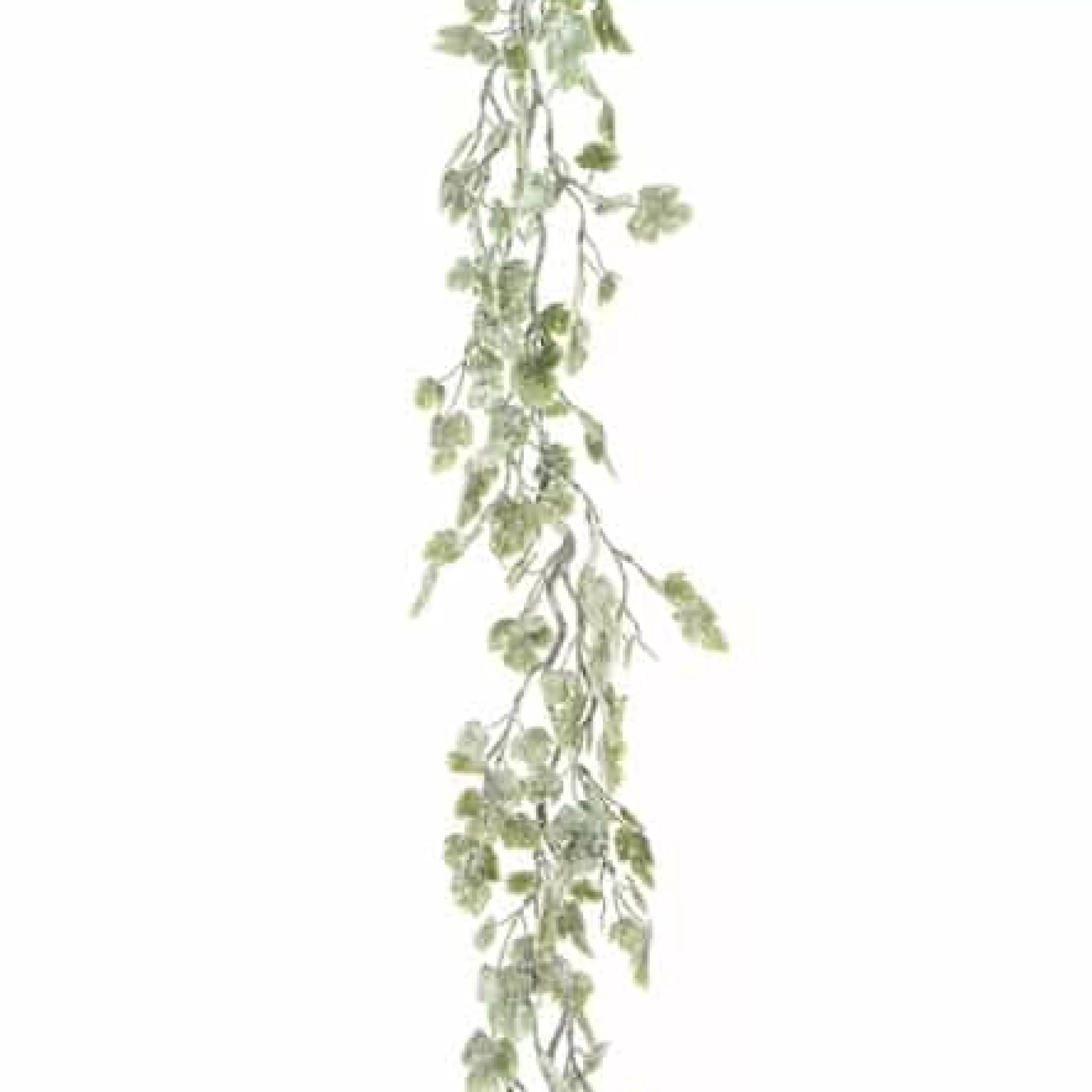 5.5Ft Snowy Grape Leaf Christmas Garland*Christmas Land Sale