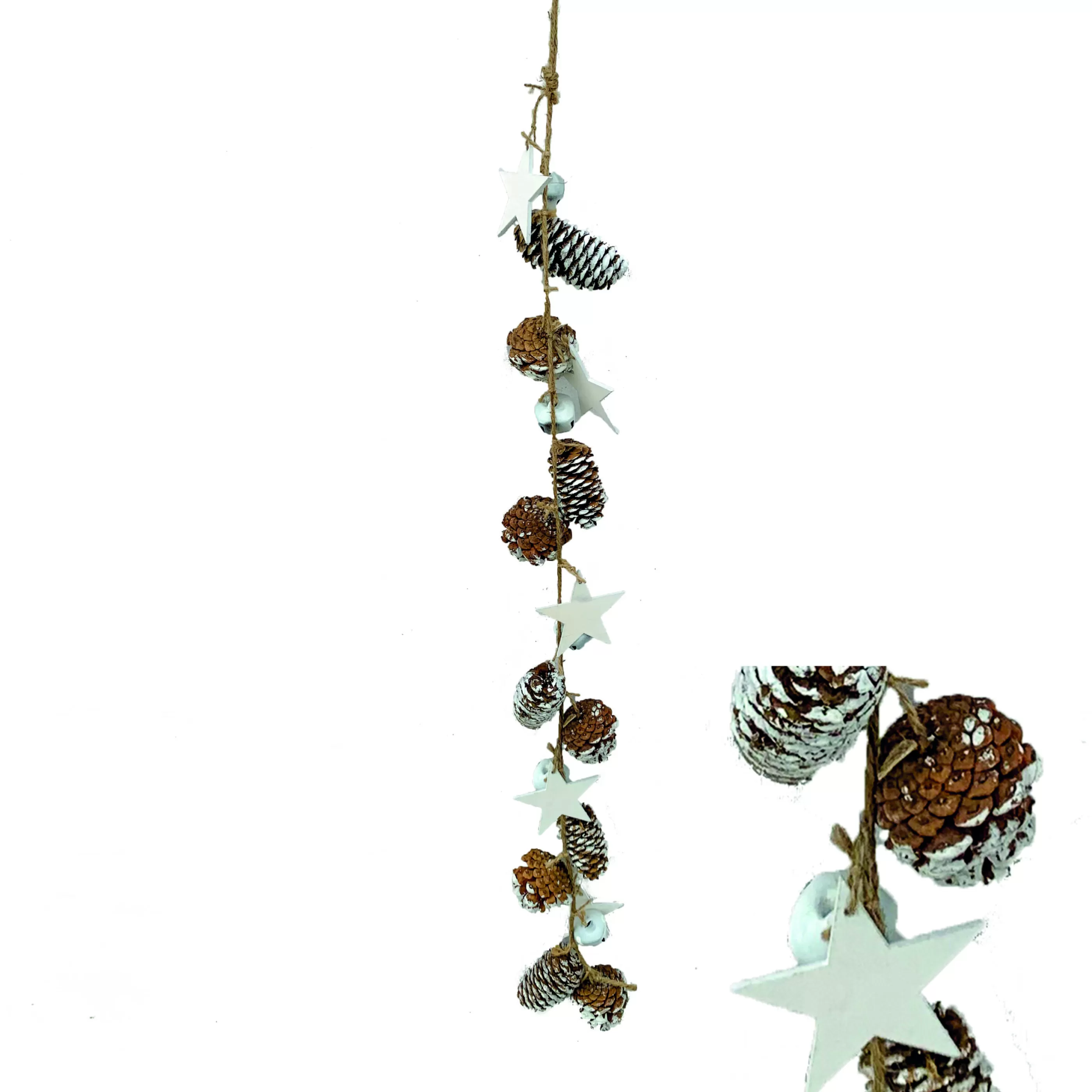 75Cm Pinecone Star Garland*Christmas Land Best