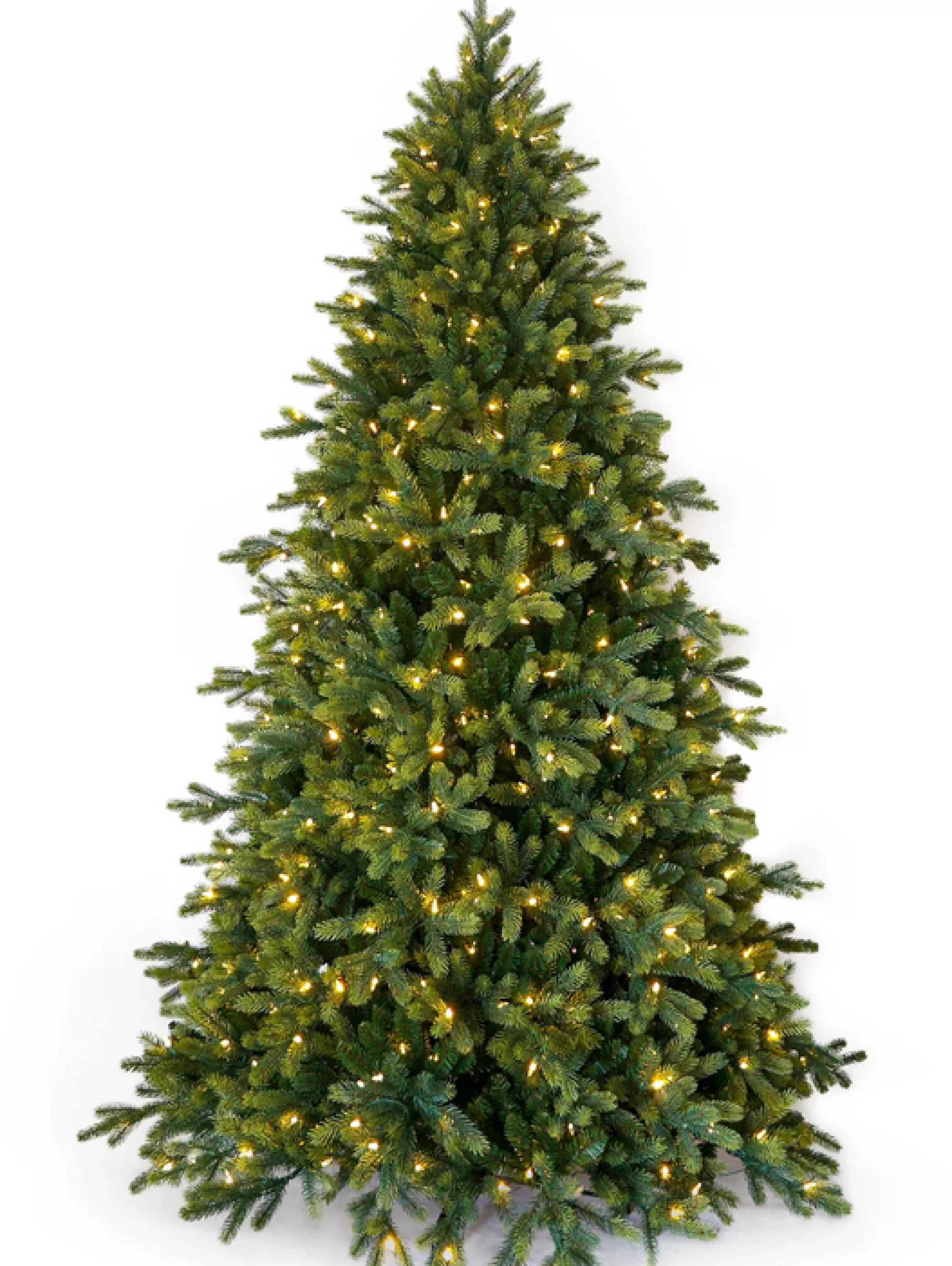 7.5Ft Feel Real Cumberland Fir Pre-Lit Artificial Christmas Tree*Christmas Land New