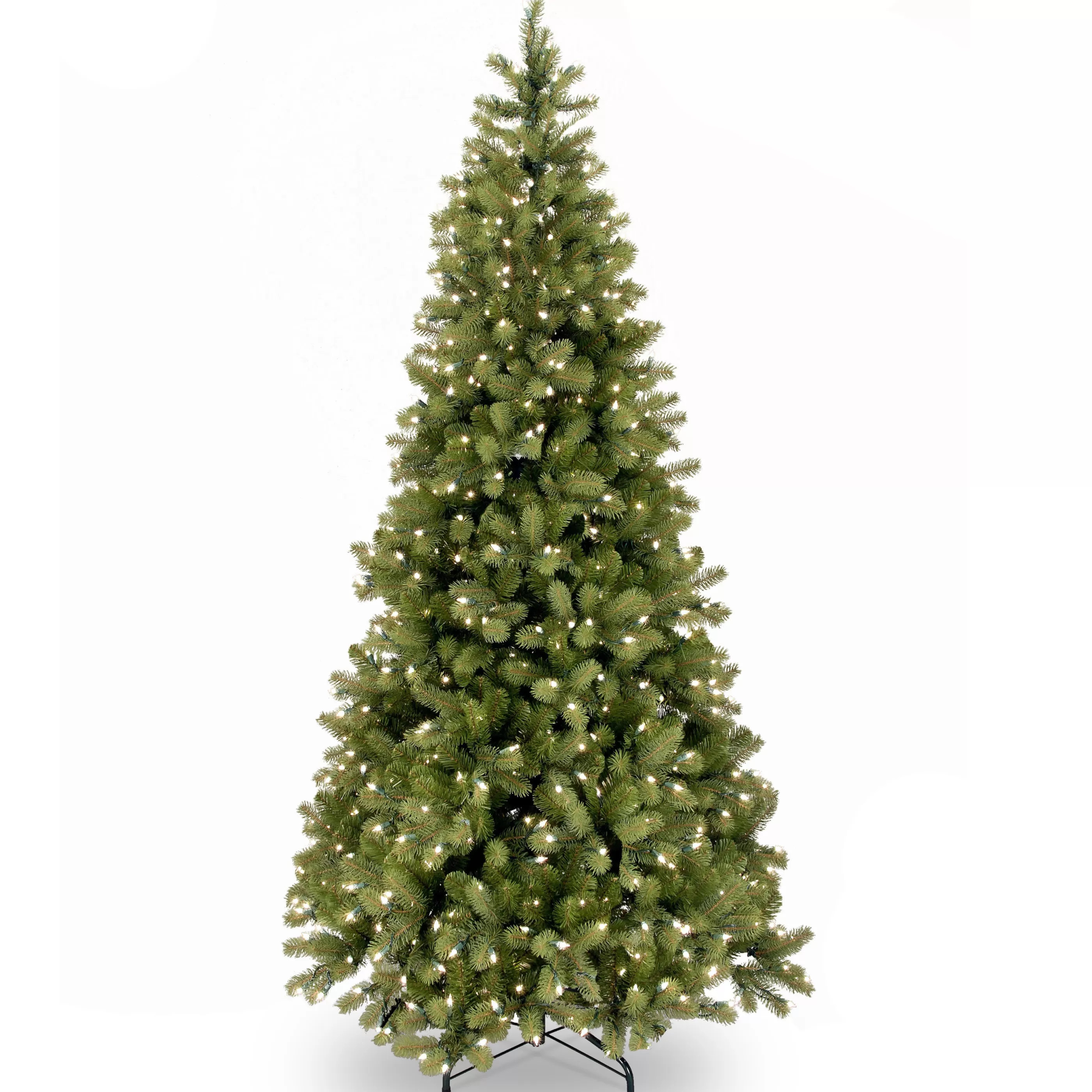 7.5Ft Feel Real Frosted Dorchester Pine Pre-Lit Artificial Christmas Tree*Christmas Land Fashion