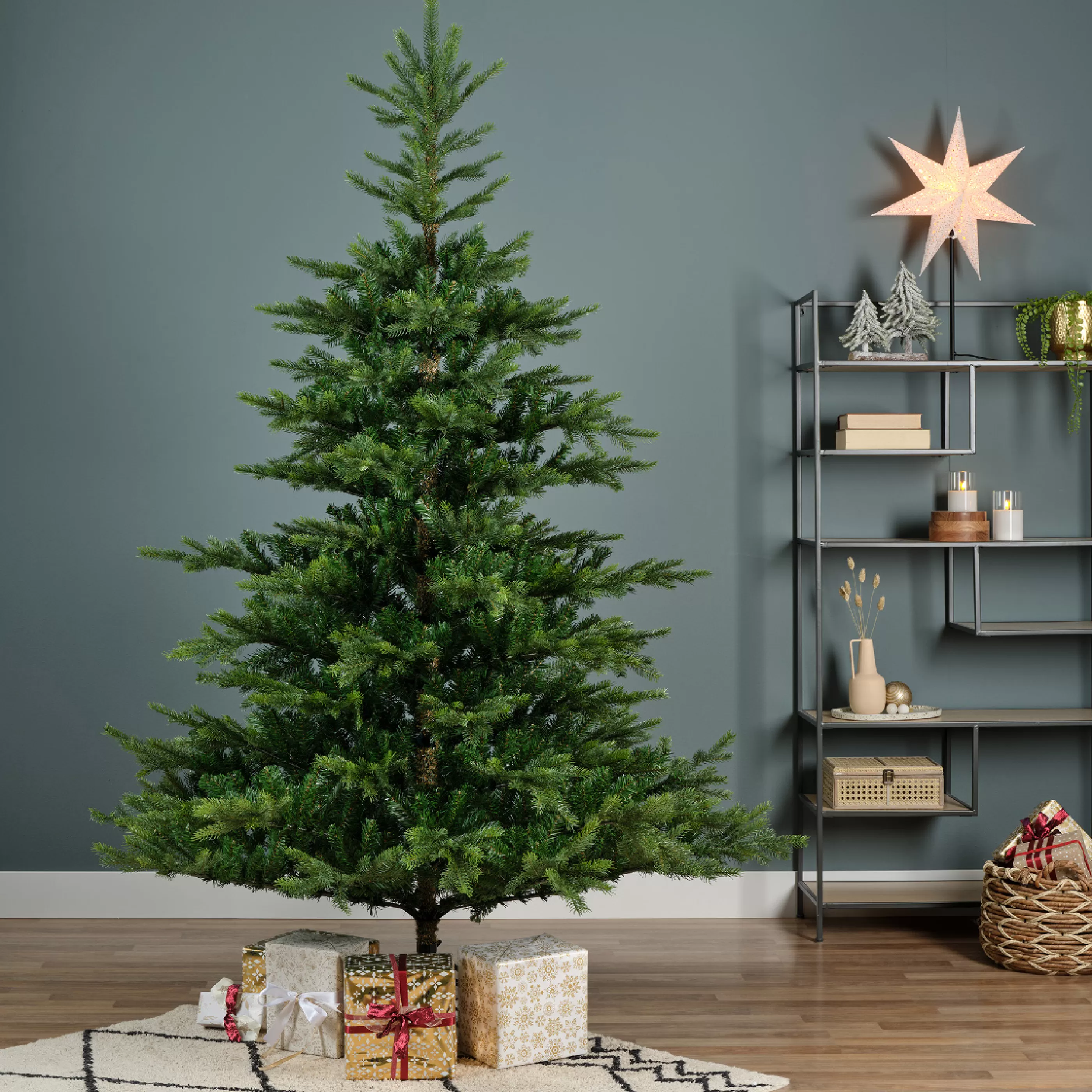 8Ft Grandis Fir Artificial Christmas Tree*Christmas Land Flash Sale