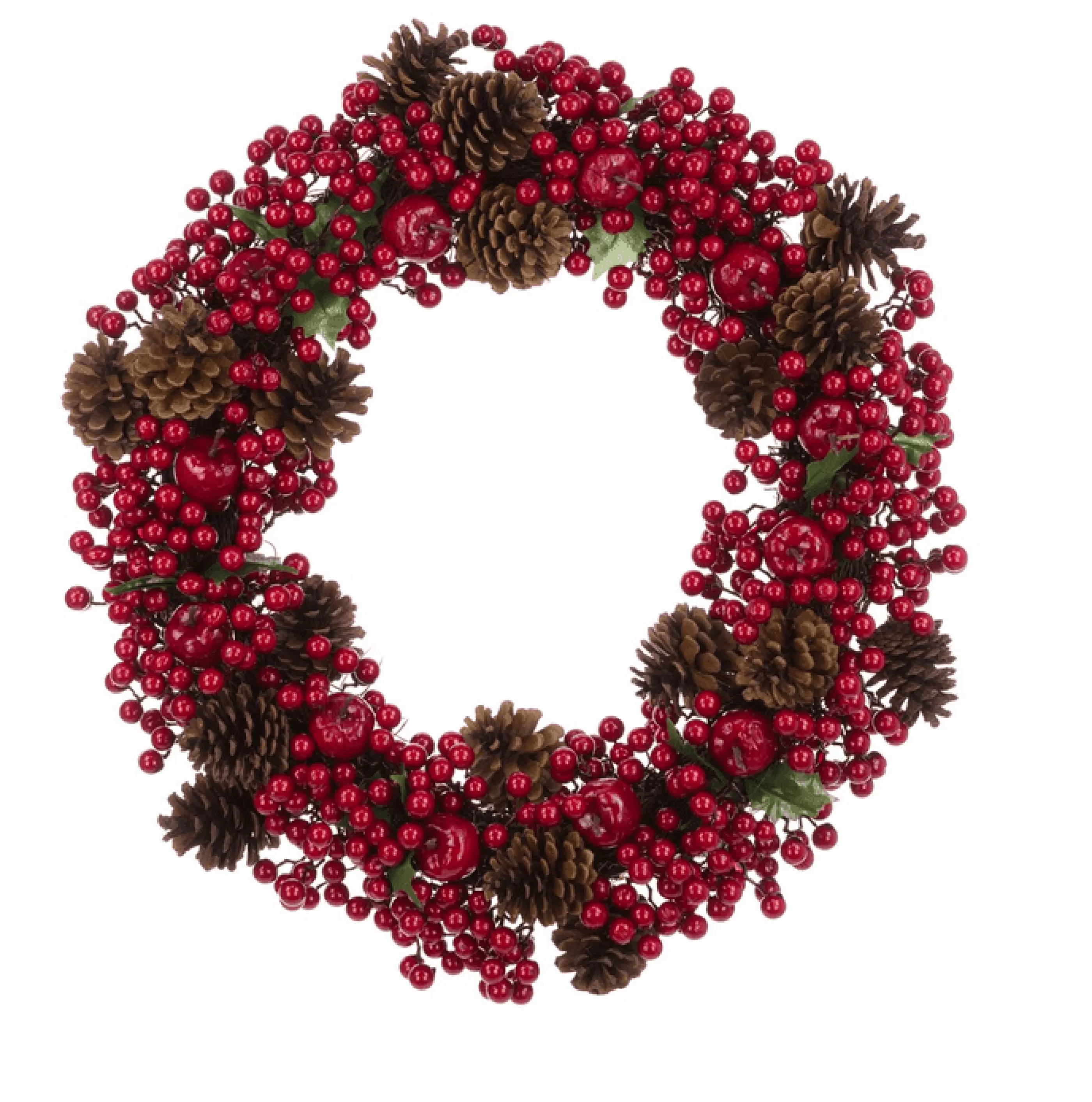 Berry Pinecone Christmas Wreath – 45 Cm*Christmas Land Best Sale