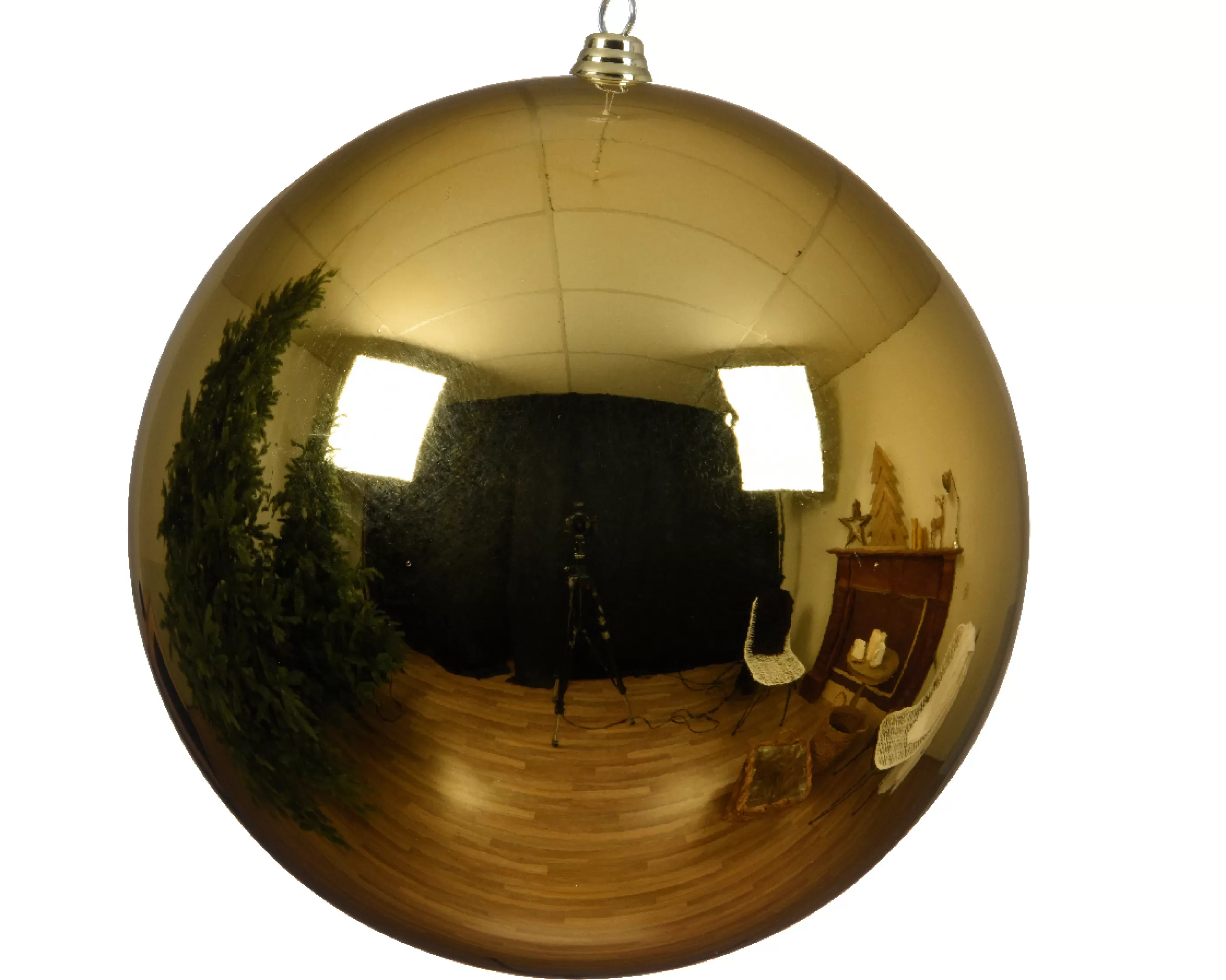 Christmas Bauble Light Gold (Dia 14Cm)*Christmas Land Best