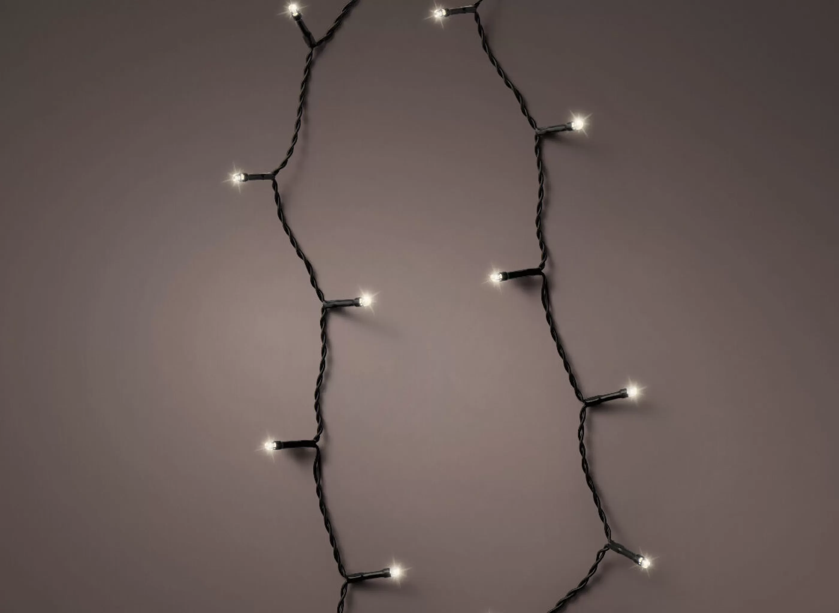 Durawise Warm White Battery Christmas Lights With Timer (Black Wire) Various Sizes*Christmas Land Hot