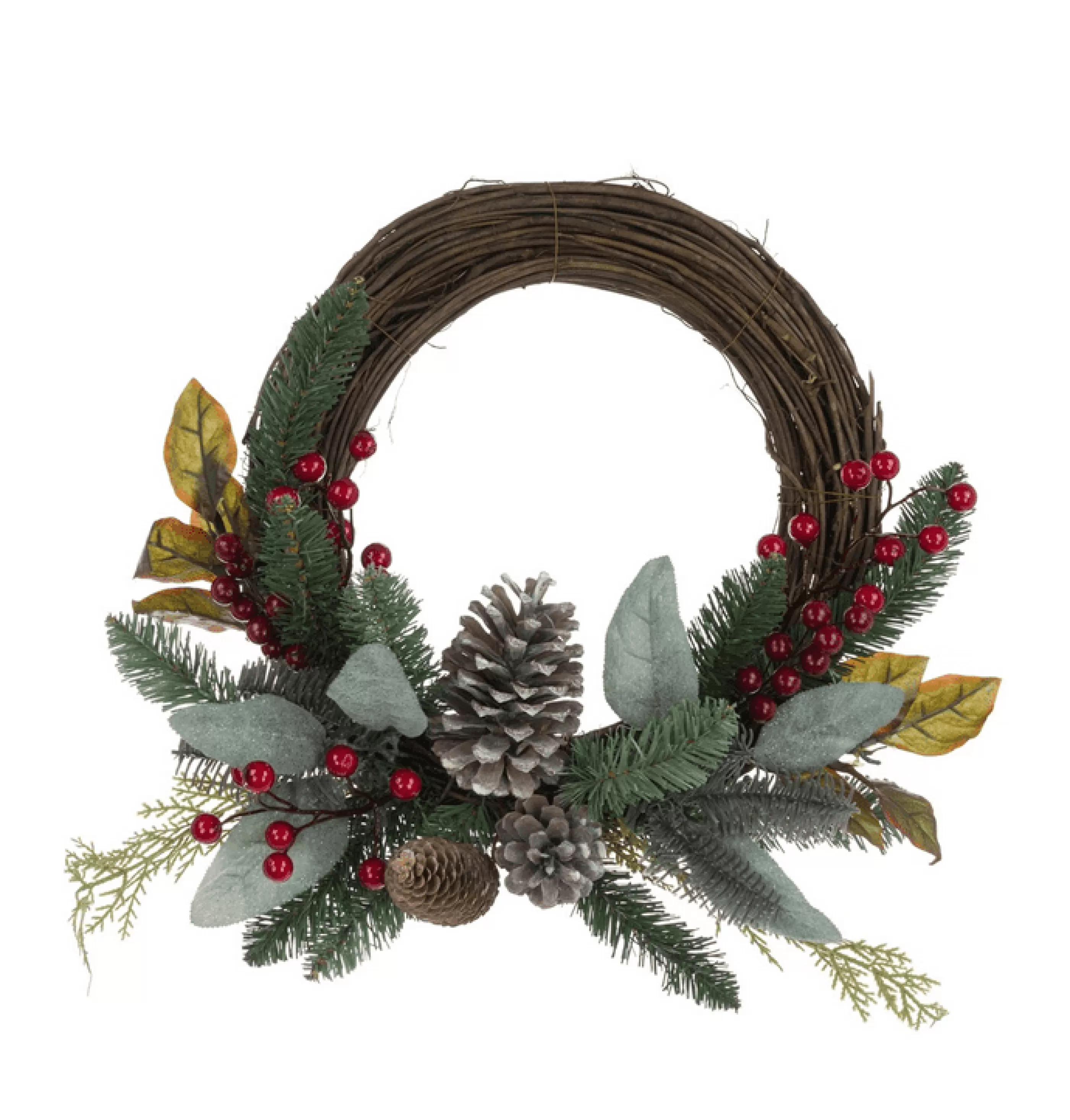 Hawes Berry Rattan Christmas Wreath – 40 Cm*Christmas Land Best Sale