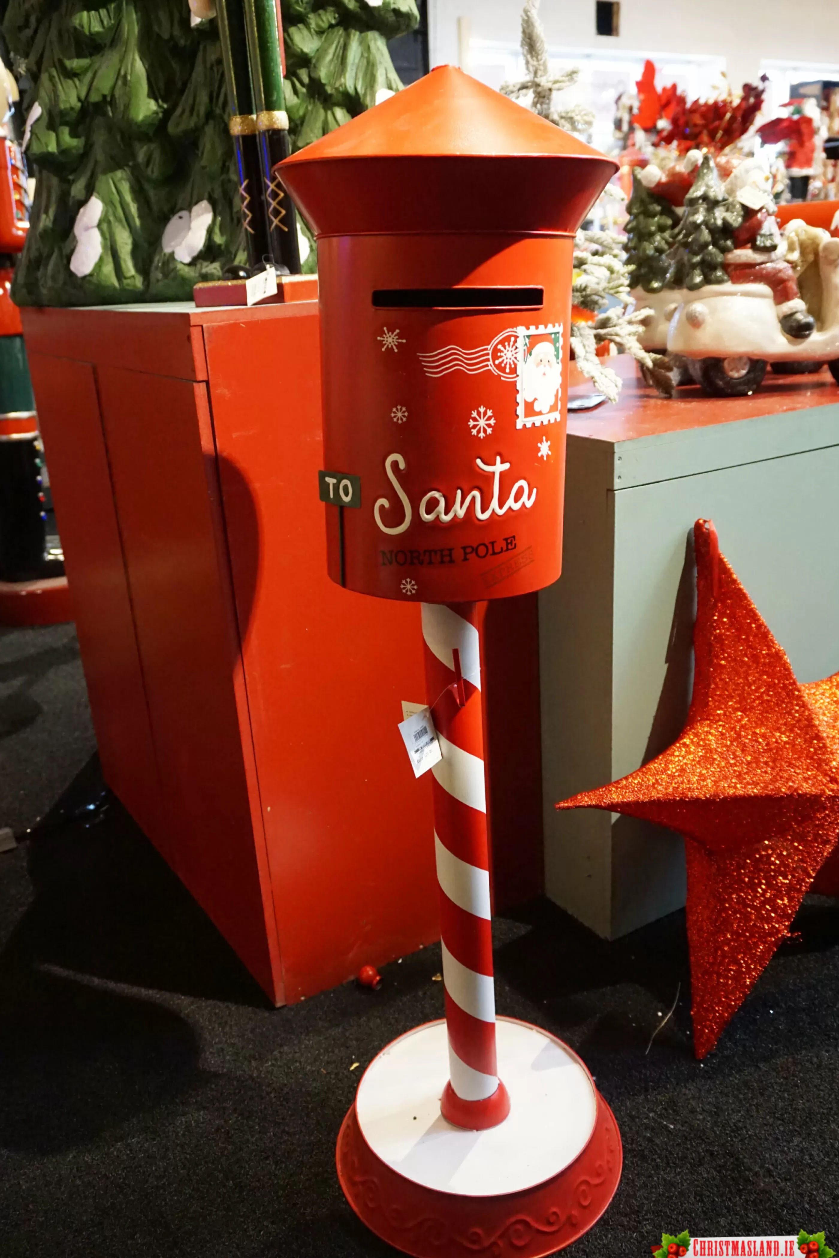 Letters To Santa Post Box 122Cm*Christmas Land Clearance