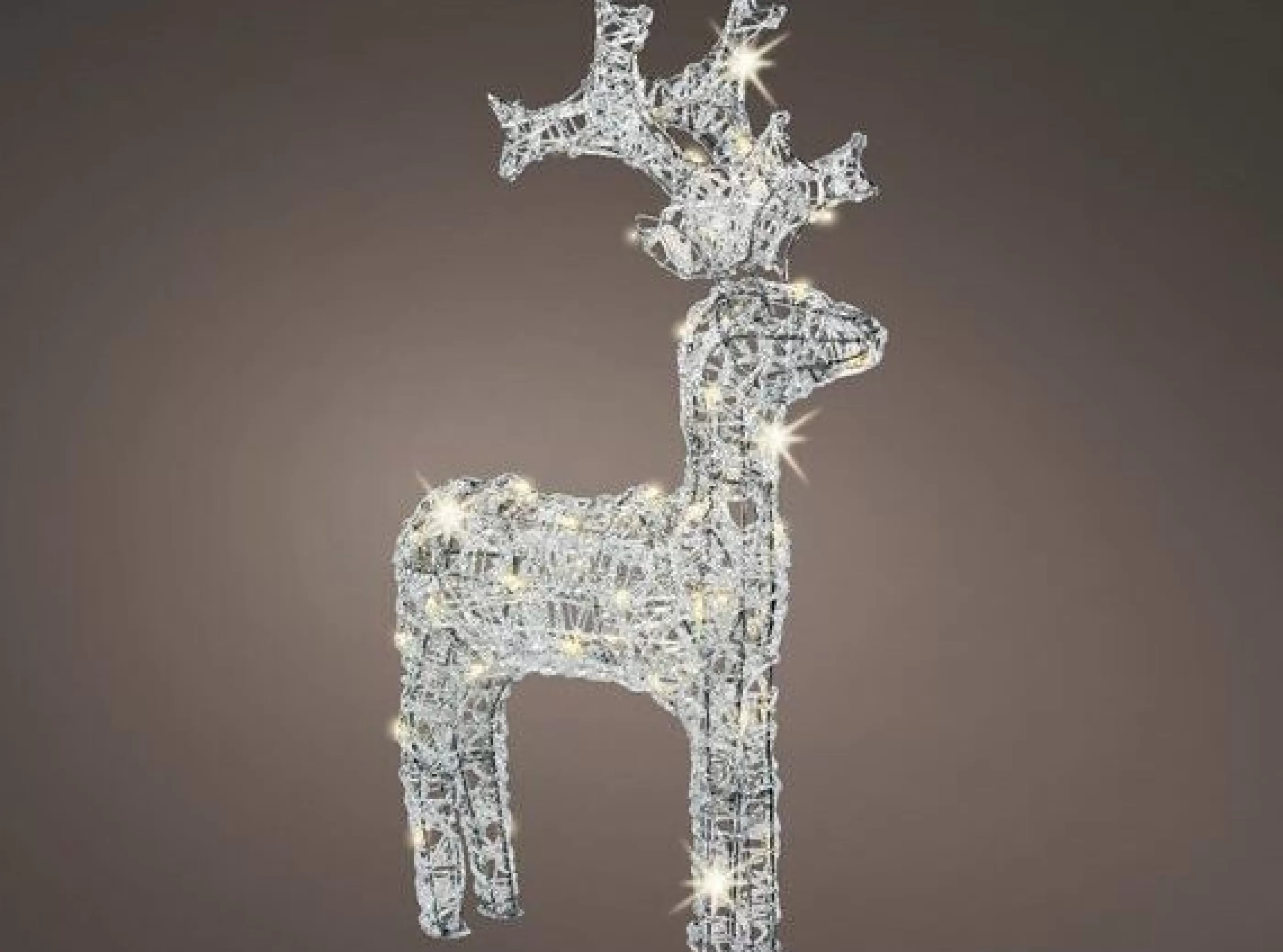 Warm White Led Acrylic Reindeer*Christmas Land Best Sale